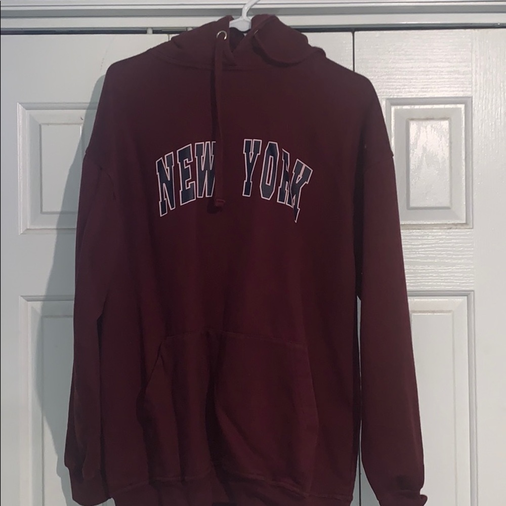 large new york hoodie